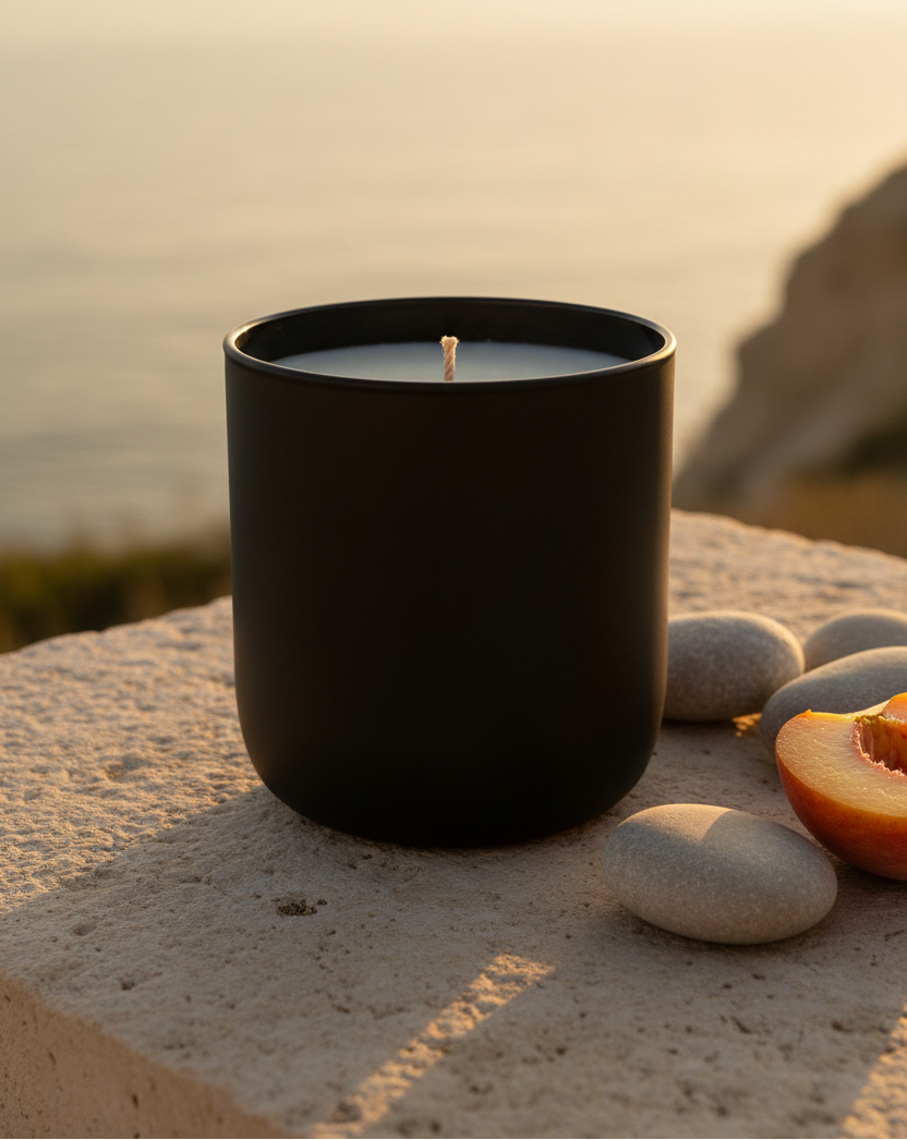 Cliffside Golden Hour — Black Vessel